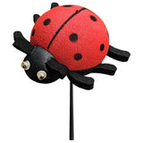 Cooltoppers Red Ladybug Antenna Topper - Thin Antenna Fit