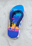 Tenna Tops Flip Flop Sandal Car Antenna Topper (Hawaiian Blue) - Thick Antenna Fit
