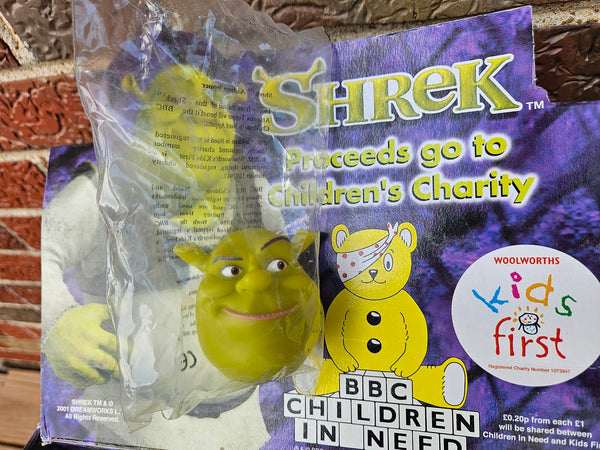 *Vintage* 2001 The Original Shrek Dreamworks Antenna Topper (Extremely Rare) (New in Package)