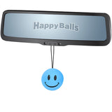 ..Tenna Tops Happy Smiley Face Car Antenna Ball (Blue) - Thin Antenna Fit