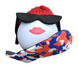 Coolballs Cool "Half Pipe Hottie" Snowboarder Car Antenna Topper