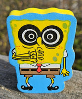 *Last One* Rare Vintage SPONGEBOB (BLUE BACKGROUND) Car Antenna Topper / Dashboard Buddy