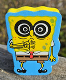 *Last One* Rare Vintage SPONGEBOB (BLUE BACKGROUND) Car Antenna Topper / Dashboard Buddy