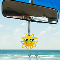 Coolballs California Sunshine Car Antenna Topper (Green Shades)