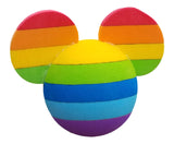 *Last One* Disney Mickey Rainbow Pride Car Antenna Topper / Cute Dashboard Accessory