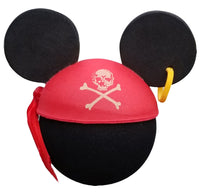 Mickey Pirates of the Caribbean Pirate w/ Ear Ring Car Antenna Topper (Plain Back Side)