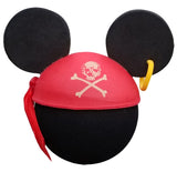 Mickey Pirates of the Caribbean Pirate w/ Ear Ring Car Antenna Topper / Dashboard Buddy (Plain Back Side)