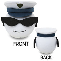 Coolballs Cool Captain Boat / Ship Car Antenna Topper / Mirror Dangler / Auto Dashboard Accessory