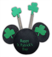 *Rare* Disney Irish Happy St. Patrick's Day w/ Clover Springs Antenna Topper / Dashboard Buddy (Walt Disney World)