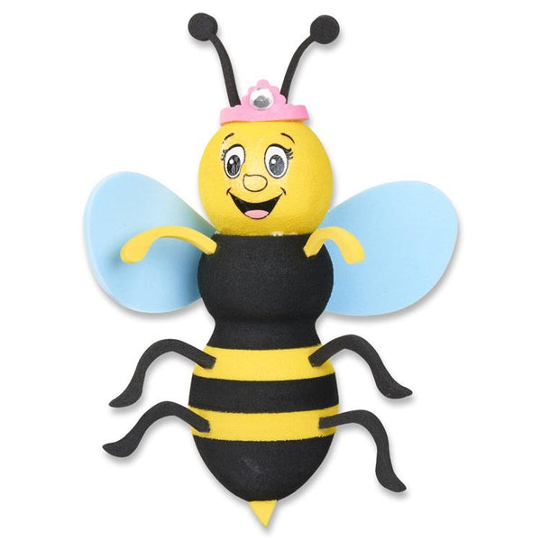 Tenna Tops Queen Bee Car Antenna Topper / Auto Mirror Dangler / Cute Dashboard Accessory