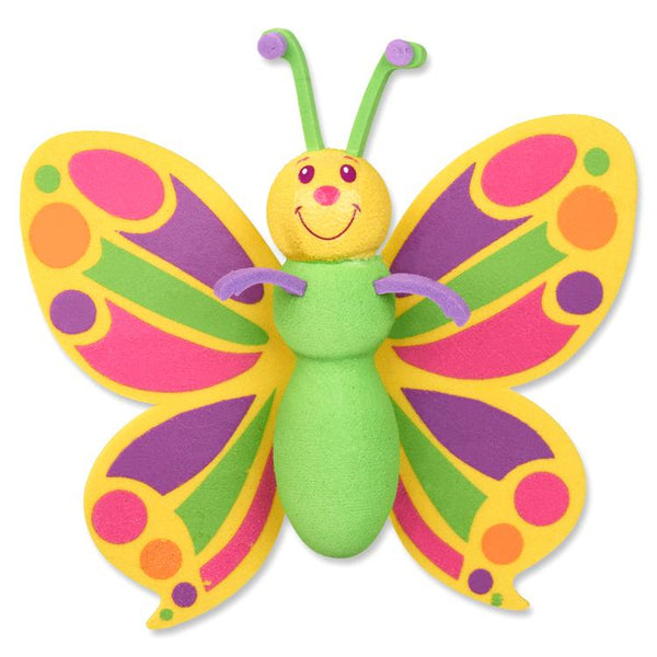 Tenna Tops Pretty Butterfly Car Antenna Topper / Auto Mirror Dangler / Cute Dashboard Accessory