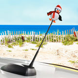 Tenna Tops Cute Penguin Car Antenna Topper (Red)