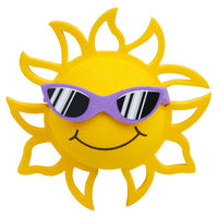 Coolballs California Sunshine Car Antenna Topper / Mirror Dangler / Auto Dashboard Accessory (Purple Shades)