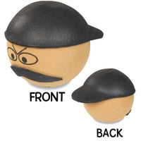 Coolballs "Cool Rude Dude" Backwards Cap Car Antenna Topper / Auto Dashboard Buddy