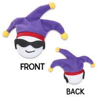 Coolballs Cool Jester Car Antenna Topper / Mirror Dangler / Auto Dashboard Buddy