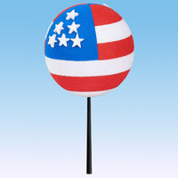 Coolballs American USA Patriotic Flag (2 Sided) Car Antenna Topper / Auto Dashboard Buddy