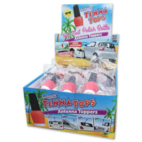 *Wholesale 24 pc. Counter Display* Tenna Tops Nail Polish Bottle Car Antenna Topper / Mirror Hanger / Cute Dashboard Accessory