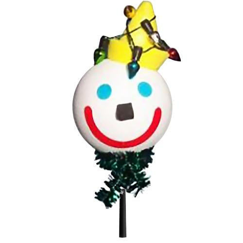 Jack in the Box Christmas Lights Car Antenna Topper / Dashboard Buddy (Auto Accessory)