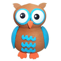 Tenna Tops Blue Owl Car Antenna Topper / Auto Mirror Dangler / Cute Dashboard Accessory