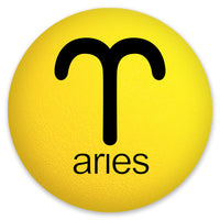 HappyBalls Birth Sign - Aries Car Antenna Topper / Mirror Dangler / Auto Dashboard Accessory