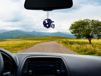 BYU Cougars Car Antenna Topper / Mirror Dangler / Dashboard Buddy (White Smiley) (College Football)
