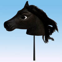 Coolballs Black Horse Car Antenna Topper / Mirror Dangler / Dashboard Accessory