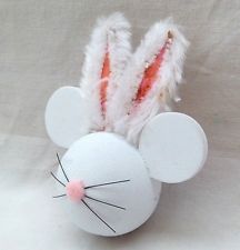 Disney Mickey Easter Bunny Car Antenna Topper / Mirror Dangler / Cute Dashboard Accessory (DisneyLand Resort)