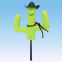 Happyballs Cowboy Cactus Car Antenna Topper / Mirror Hanger / Auto Dashboard Buddy