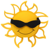 Coolballs California Sunshine Car Antenna Topper / Mirror Dangler / Cool Dashboard Buddy (Black Shades)
