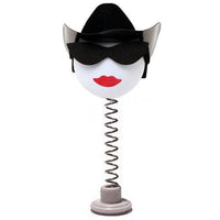 Coolballs Cowgirl Car Antenna Topper / Auto Mirror Dangler / Dashboard Accessory