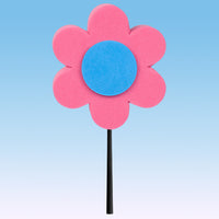 Tenna Tops Pink Daisy Car Antenna Topper / Mirror Dangler / Cute Dashboard Accessory