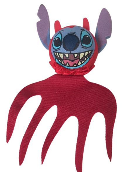 Rare Stitch Devil Car Antenna Topper / Mirror Dangler / Auto Dashboard Buddy (Disneyland)