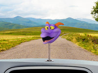 *Last One* Disney Figment Car Antenna Topper / Mirror Dangler / Auto Dashboard Accessory