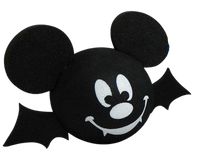 Mickey Mouse Spooky BAT Car Antenna Topper / Mirror Dangler / Dashboard Buddy (Halloween)