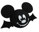 Mickey Mouse Spooky BAT Car Antenna Topper / Mirror Dangler / Dashboard Buddy (Halloween)