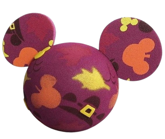 Mickey Mouse Fall Autumn Leaves Car Antenna Topper / Mirror Dangler / Dashboard Buddy (Halloween)