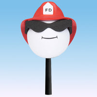 Coolballs "Cool Firefighter" Car Antenna Topper / Mirror Dangler / Dashboard Buddy (Auto Accessory)