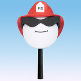 Coolballs "Cool Firefighter" Car Antenna Topper / Mirror Dangler / Dashboard Buddy (Auto Accessory)