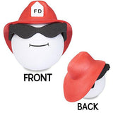 Coolballs "Cool Firefighter" Car Antenna Topper / Mirror Dangler / Dashboard Buddy (Auto Accessory)