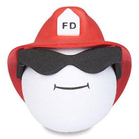 Coolballs "Cool Firefighter" Car Antenna Topper / Mirror Dangler / Dashboard Buddy (Auto Accessory)