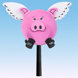 Tenna Tops Flying Pig Car Antenna Topper / Mirror Dangler / Auto Dashboard Buddy