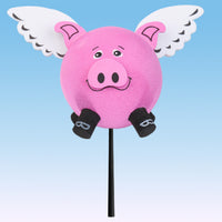 Tenna Tops Flying Pig Car Antenna Topper / Mirror Dangler / Auto Dashboard Buddy