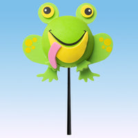 Tenna Tops "Hoppy" the Frog Car Antenna Topper / Mirror Dangler / Cute Dashboard Buddy (Green)