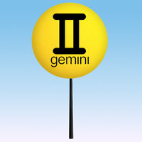 HappyBalls Birth Sign - Gemini Car Antenna Topper / Mirror Dangler / Auto Dashboard Accessory