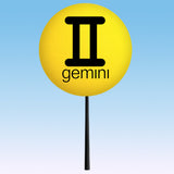 HappyBalls Birth Sign - Gemini Car Antenna Topper / Mirror Dangler / Auto Dashboard Accessory