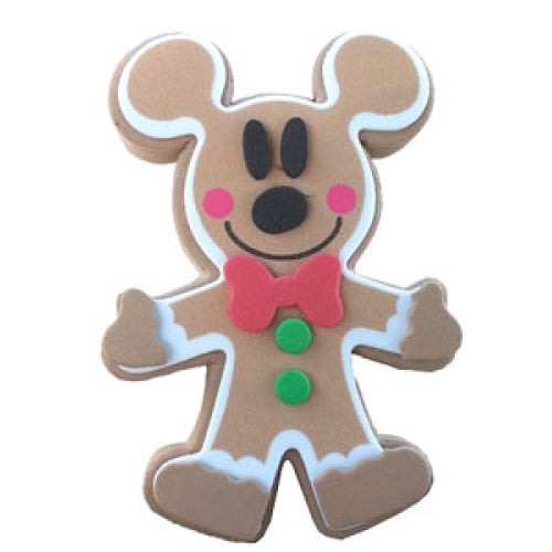 Disney Mickey Gingerbread Car Antenna Topper / Mirror Dangler / Cute Dashboard Accessory (Very Rare Style)