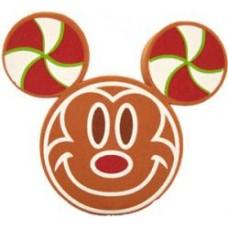 3D Disney Mickey Mouse Gingerbread w/ Ears Car Antenna Topper / Mirror Dangler / Cute Dashboard Accessory