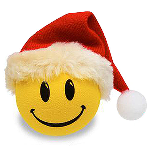 HappyBalls Happy Santa Car Antenna Topper / Mirror Dangler / Dashboard Accessory