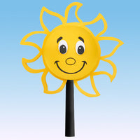 Tenna Tops Happy Florida Sunshine Car Antenna Topper / Mirror Dangler / Auto Dashboard Accessory