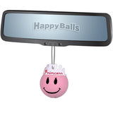 HappyBalls Pink Princess Car Antenna Topper / Mirror Dangler / Cute Dashboard Accessory